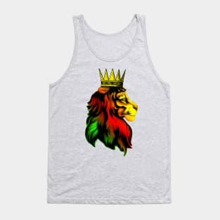 Reggae Rasta Lion Tank Top